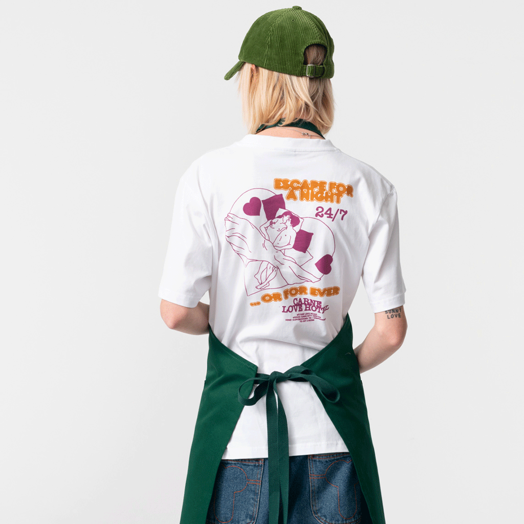 Really Hot Dogs Apron Green