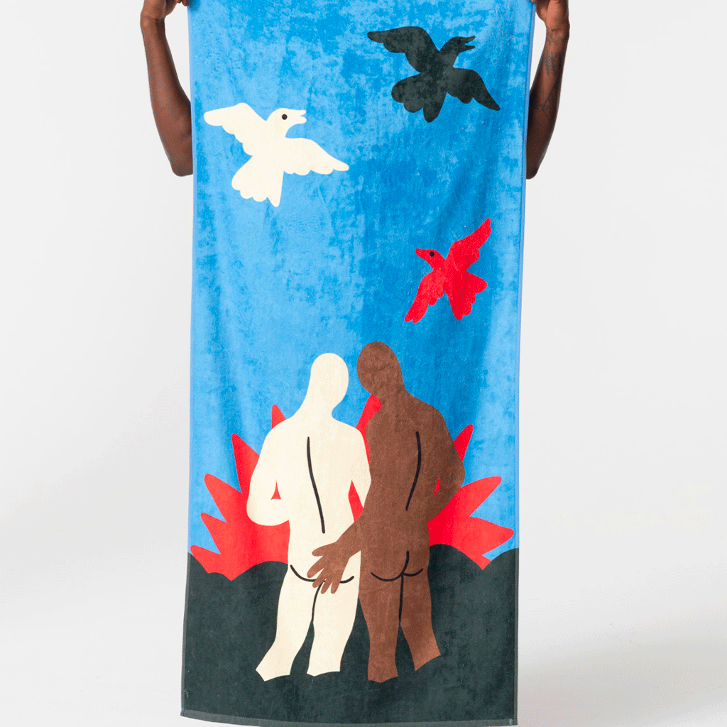 Men On Fire Towel All Over Print