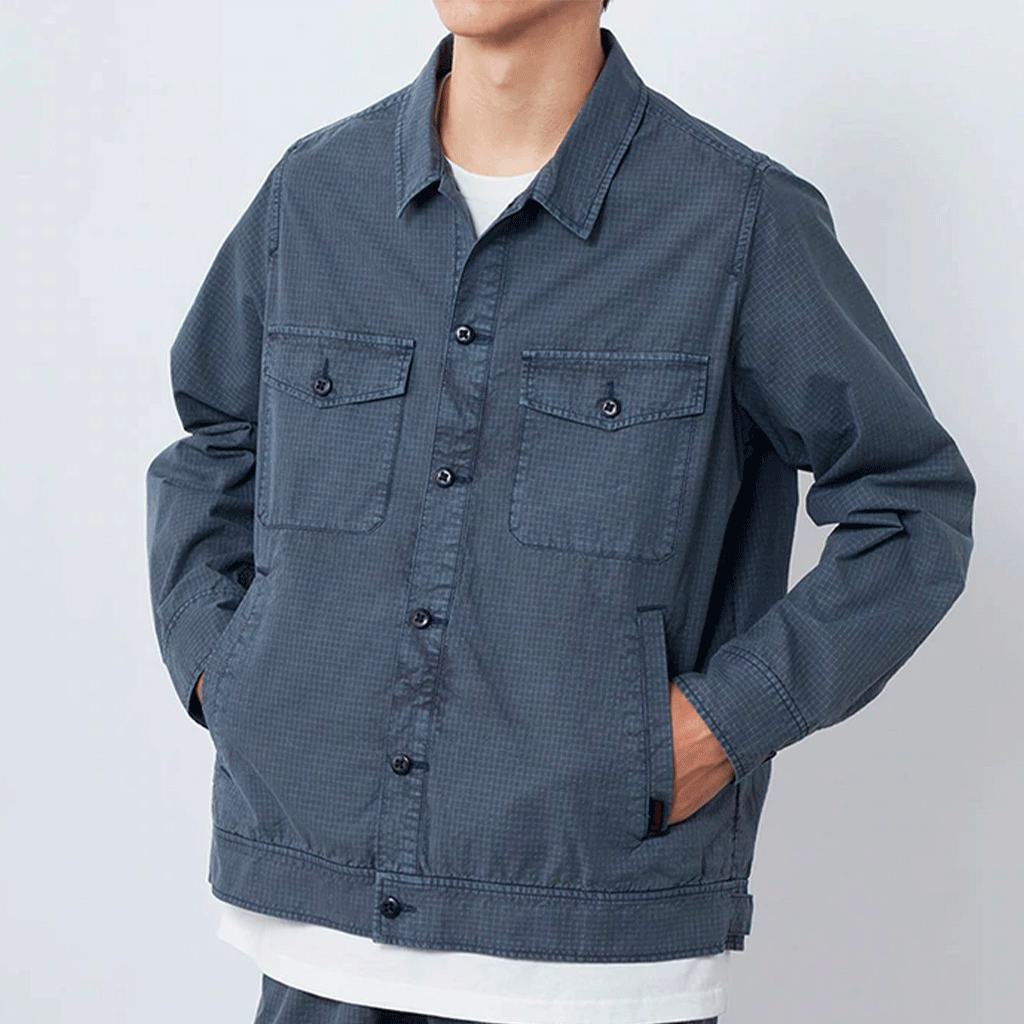 Bedrock Jacket Blue Pigment