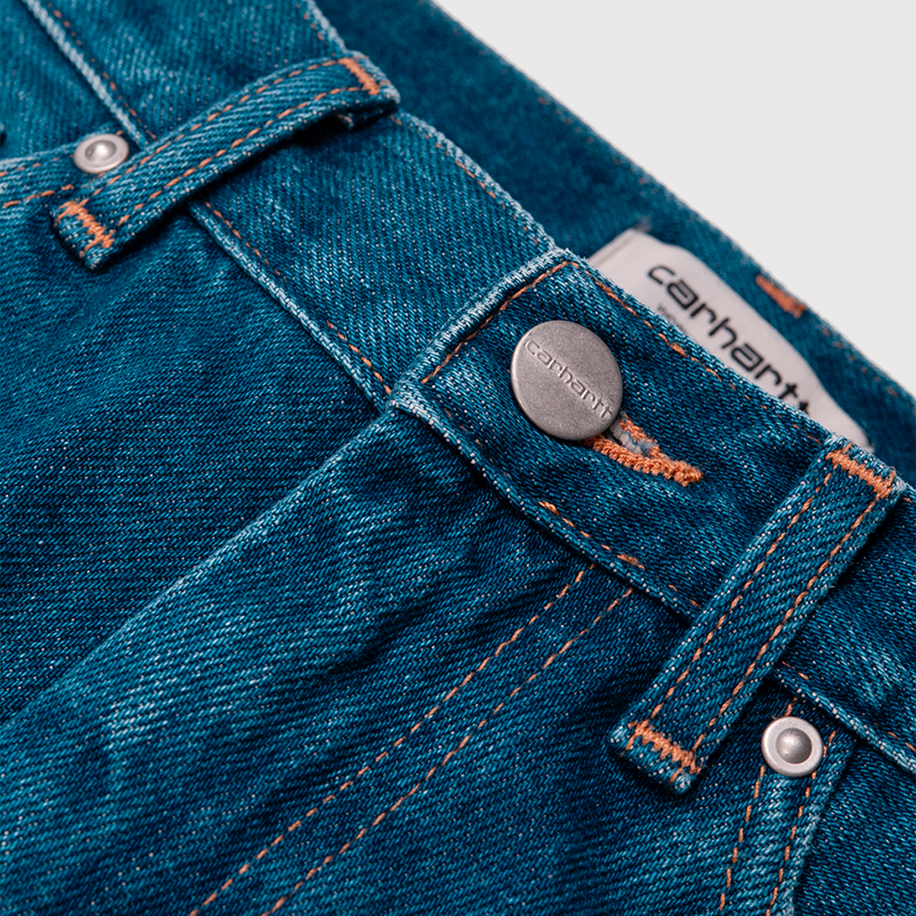 W' Page Carrot Ankle Pant Blue Dark Stone Washed