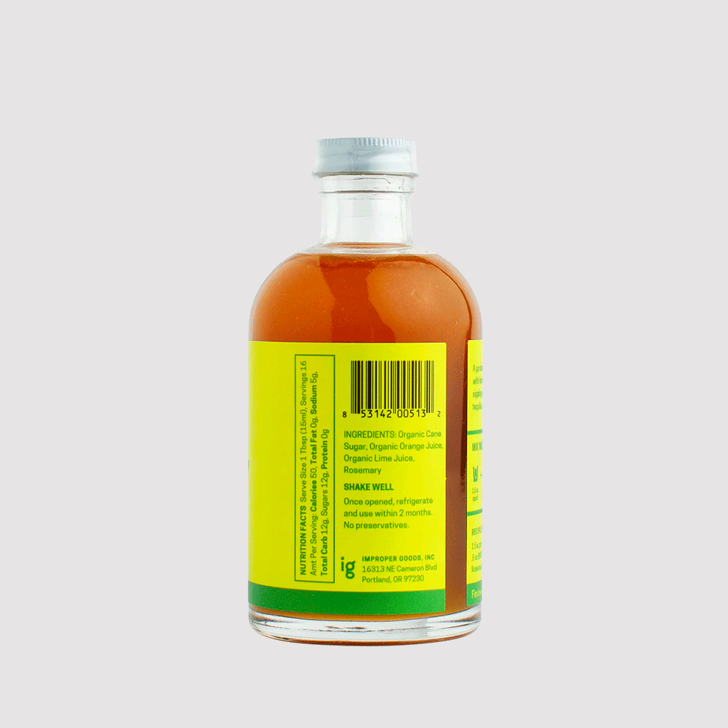 Citrus Rosemary Syrup