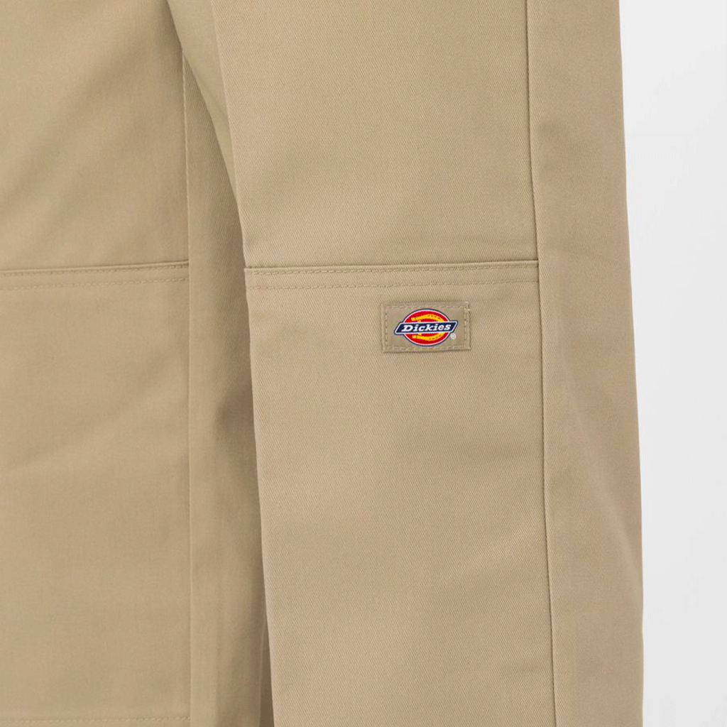 Double Knee Rec Khaki Loose Fit