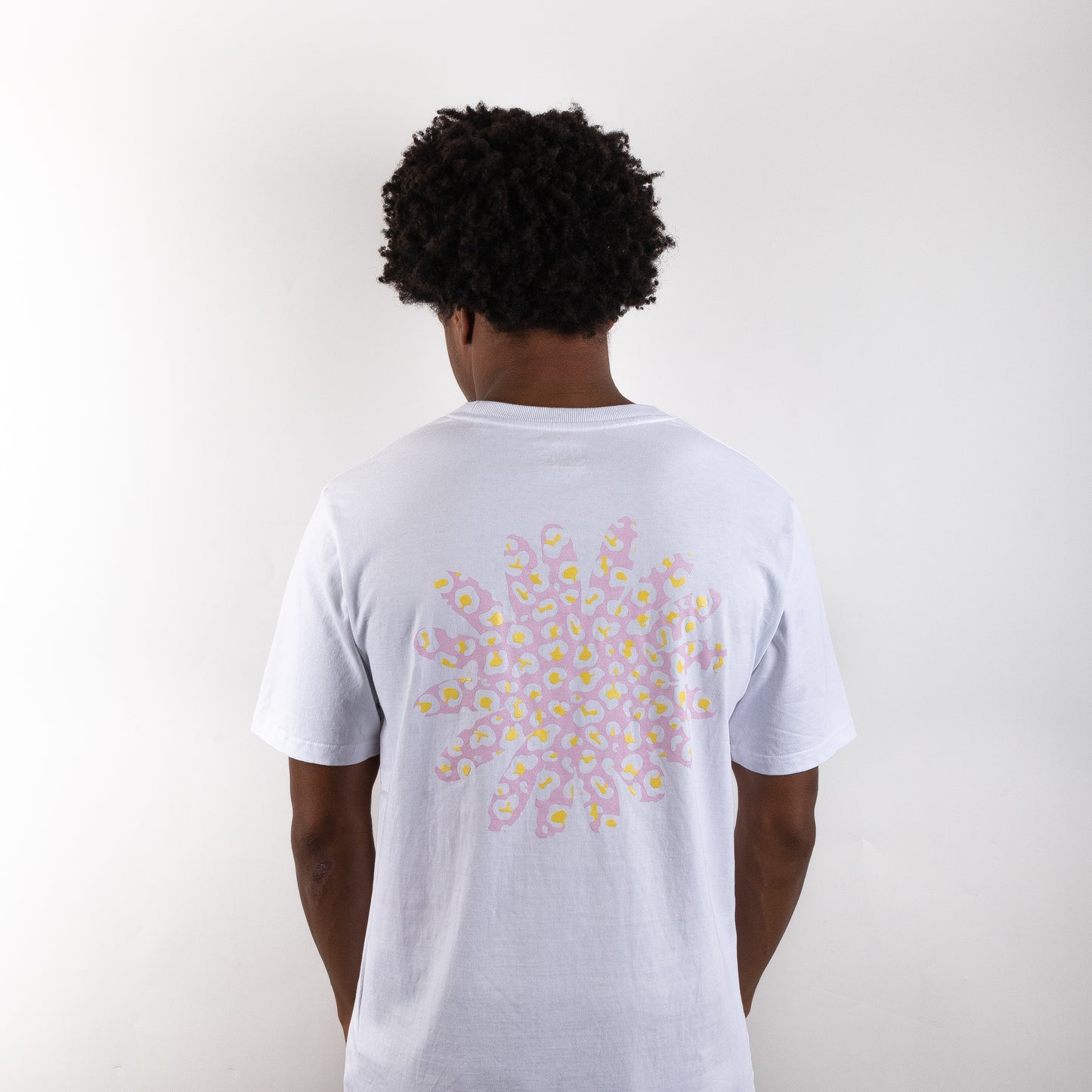 T-Shirt Leopard White / Pink