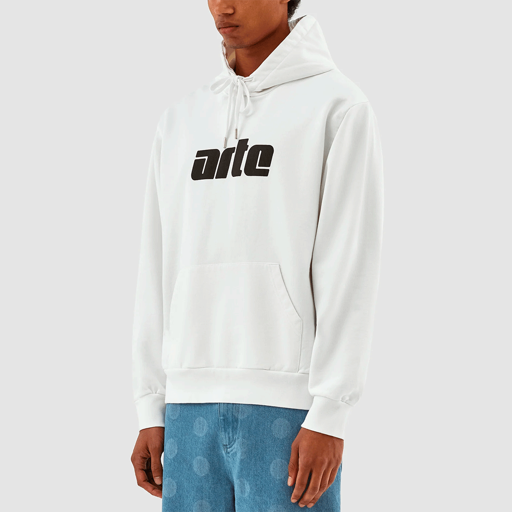 Hannes Logo Hoodie White