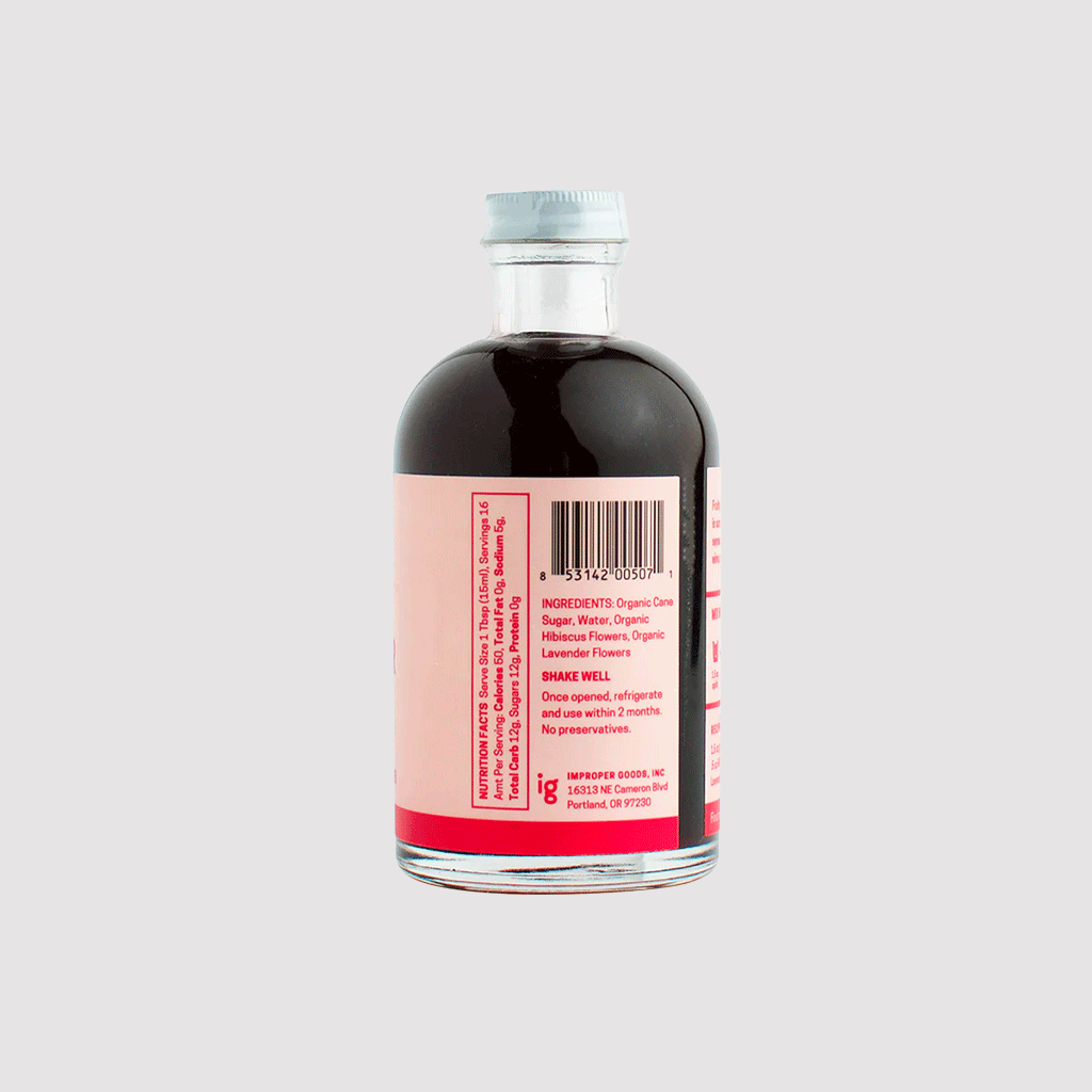 Hibiscus Lavender Syrup