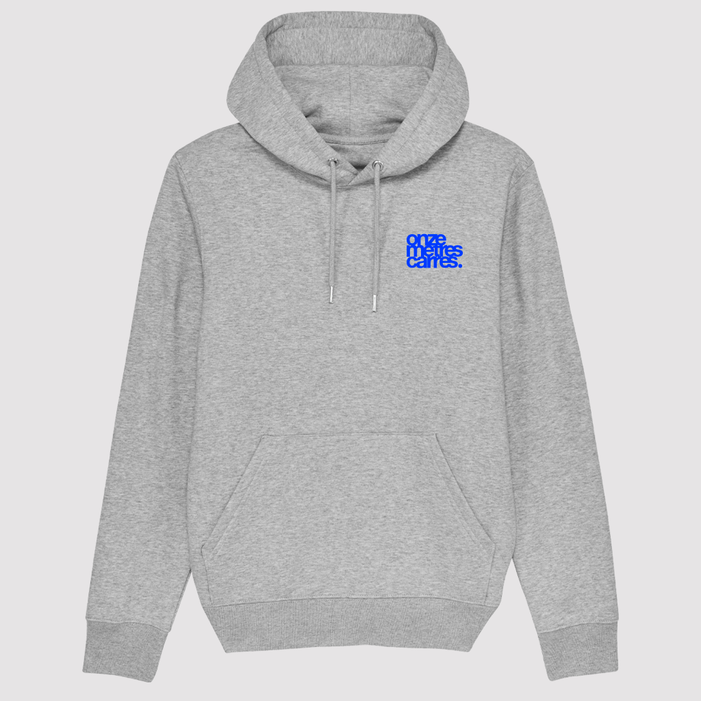 Hoodie Flower BIC Grey