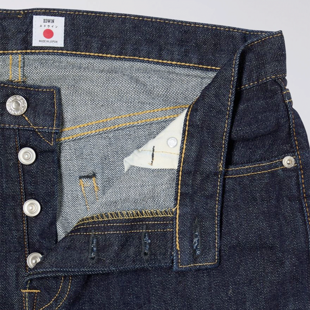 Edwin Regular Tapered Kurabo Jeans Blue Rinsed