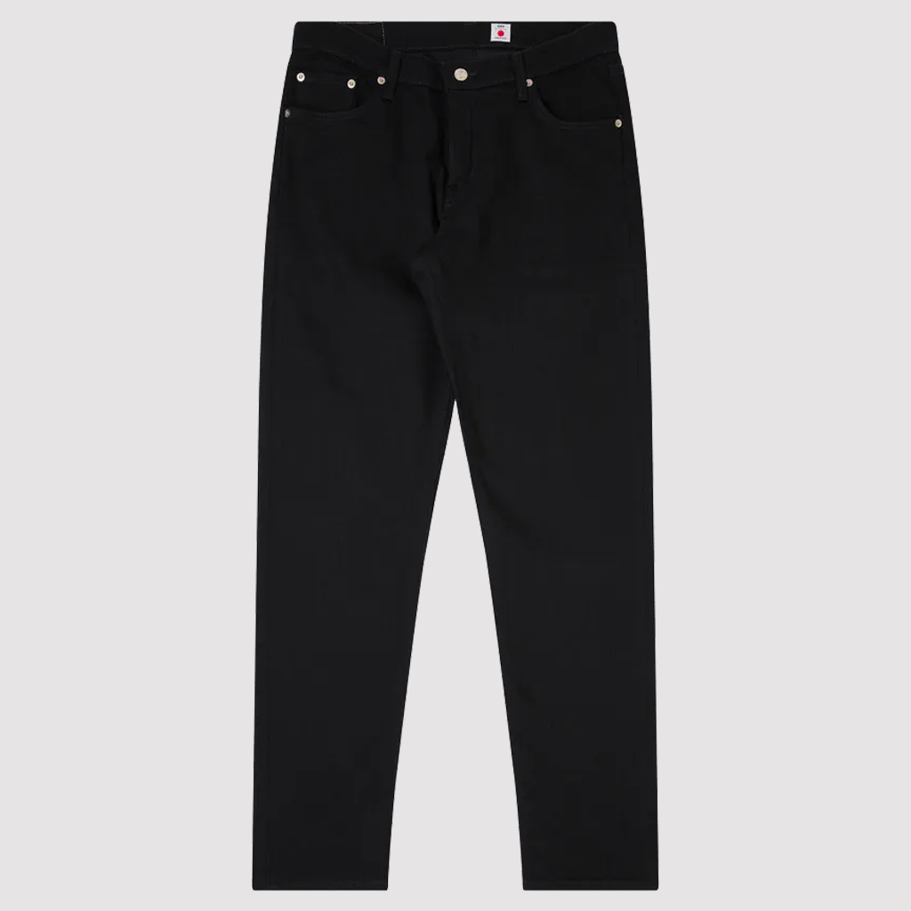 Edwin Regular Tapered Kaihara Jeans Black Rinsed