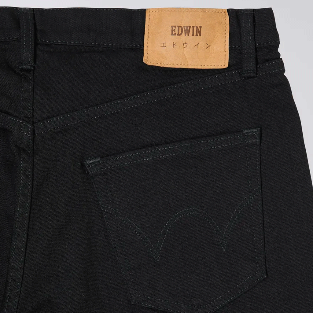 Edwin Regular Tapered Kaihara Jeans Black Rinsed