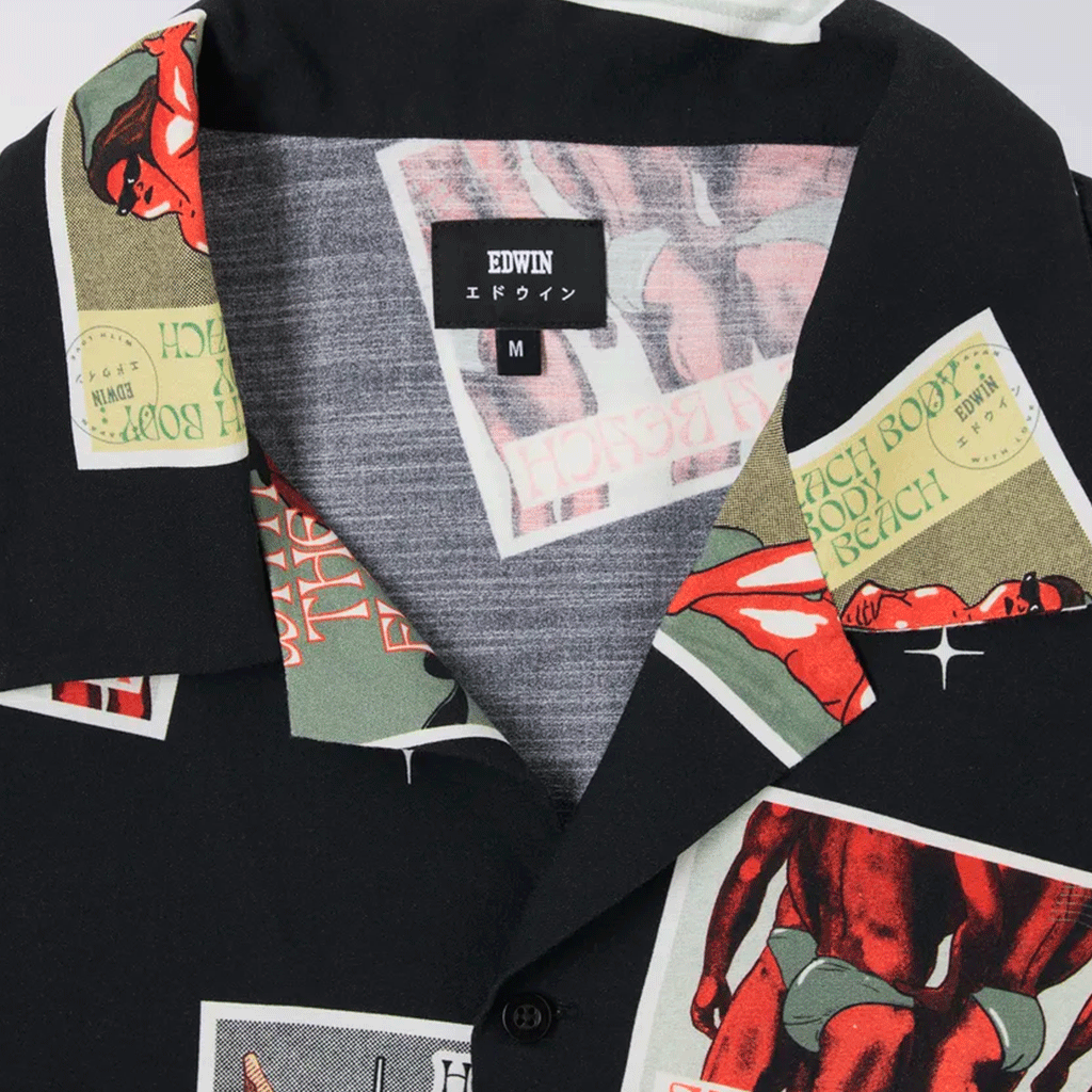 Holidays Shirt SS Multicolor Garment Washed