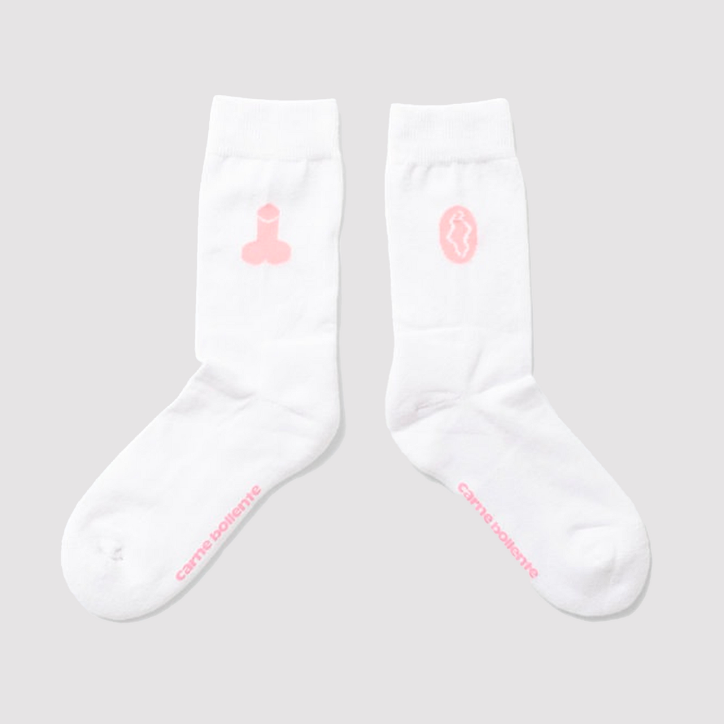 Love My Feet Socks White