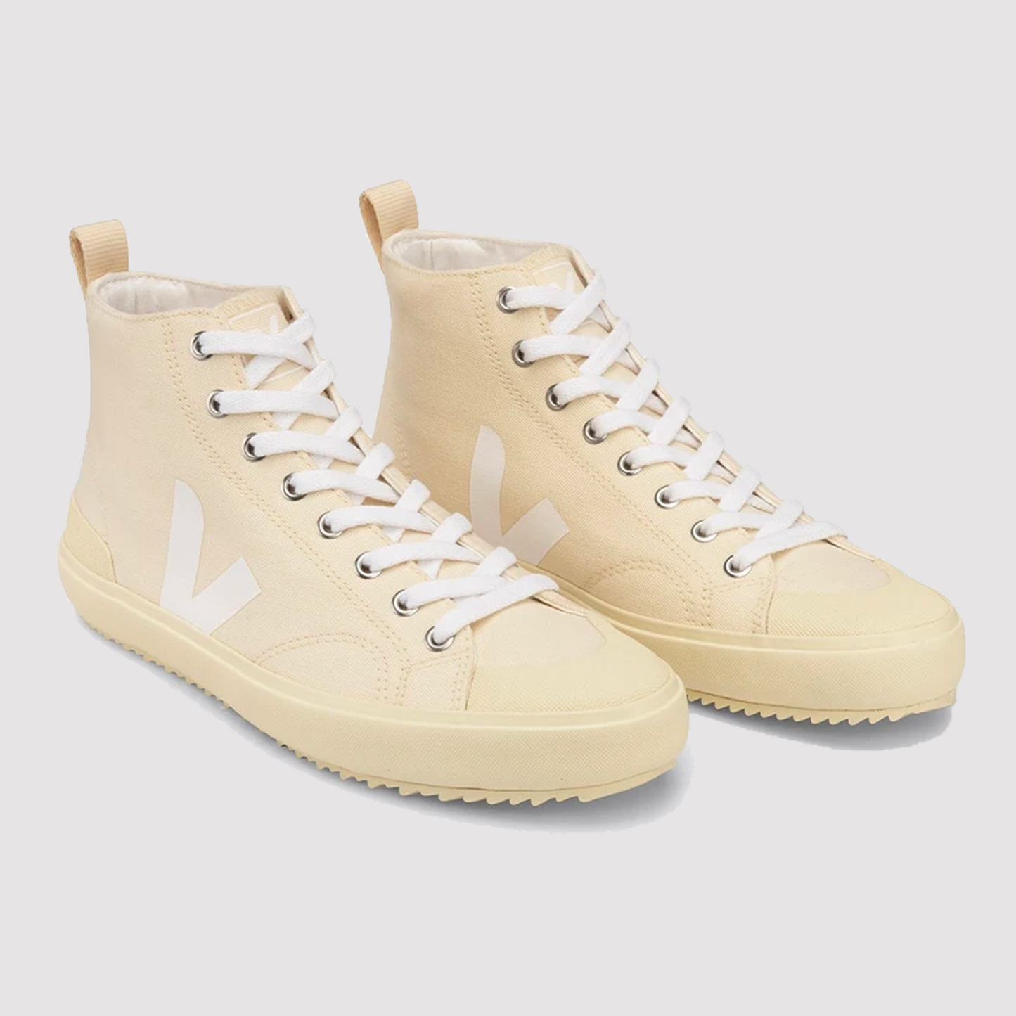 Nova W High Canvas Butter White