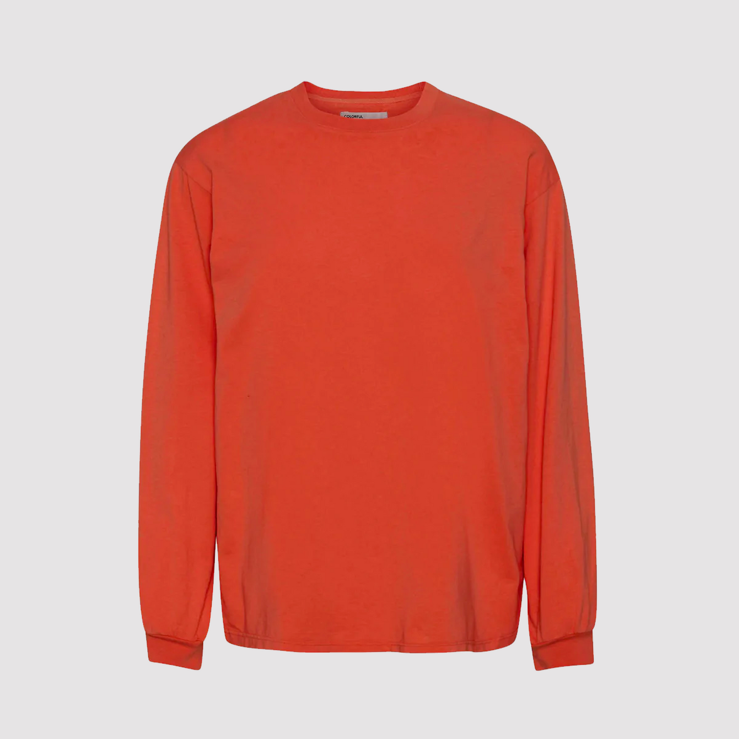 Oversized Organic LS T-shirt Dark Amber