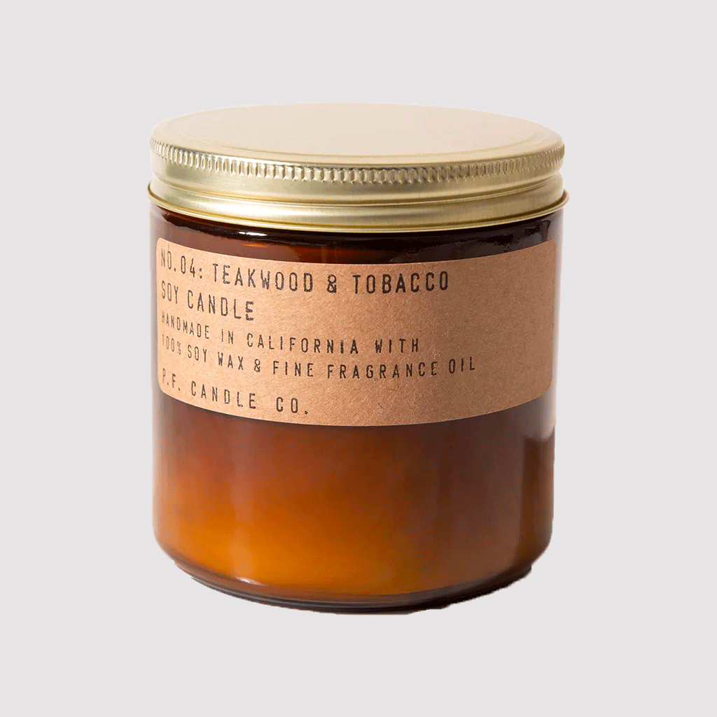 No. 04 Teakwood & Tobacco 12.5 oz Soy Candle