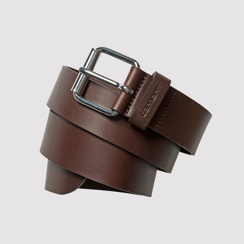 Script Belt Dark Brown / Silver