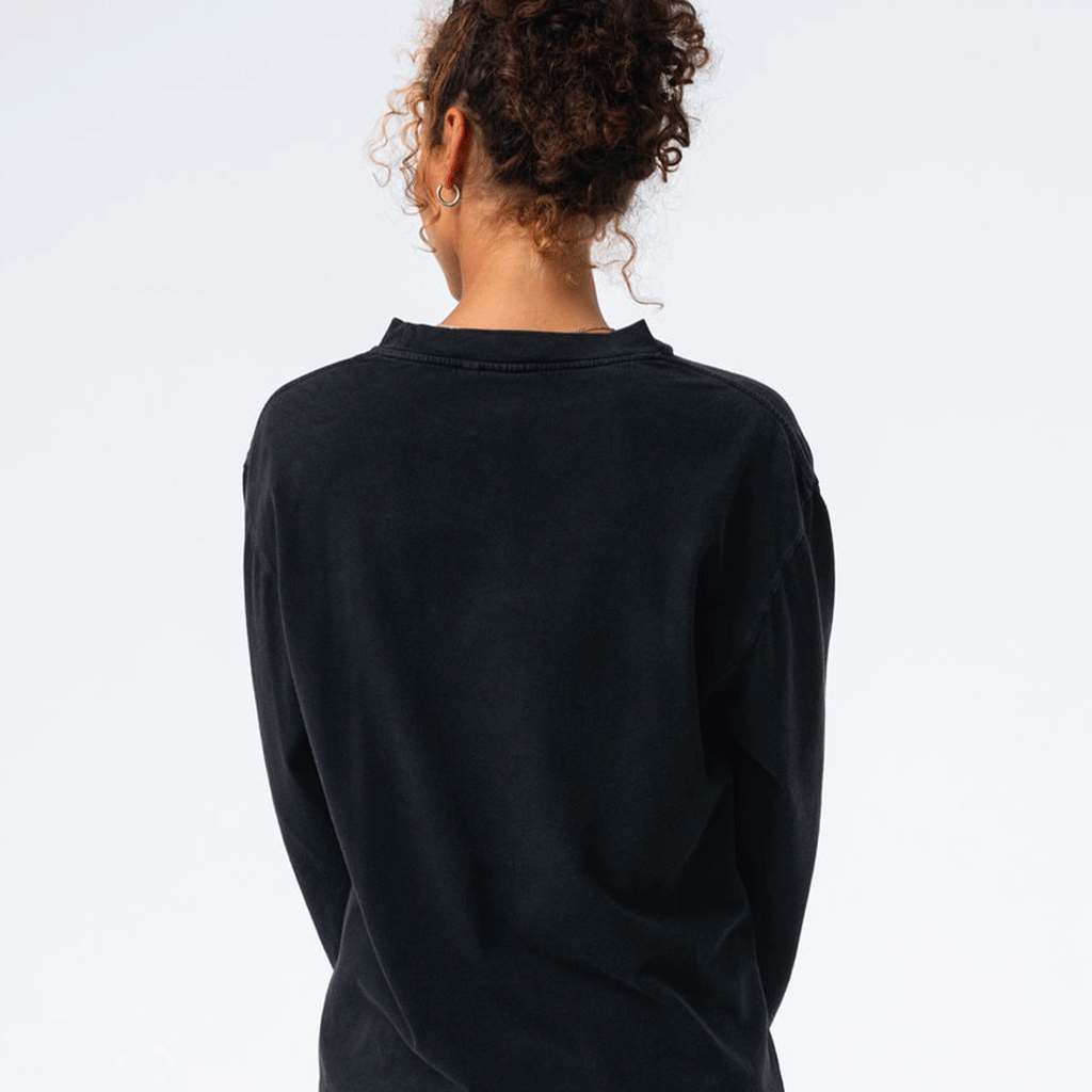 Kisses From Paris LS T-Shirt Black