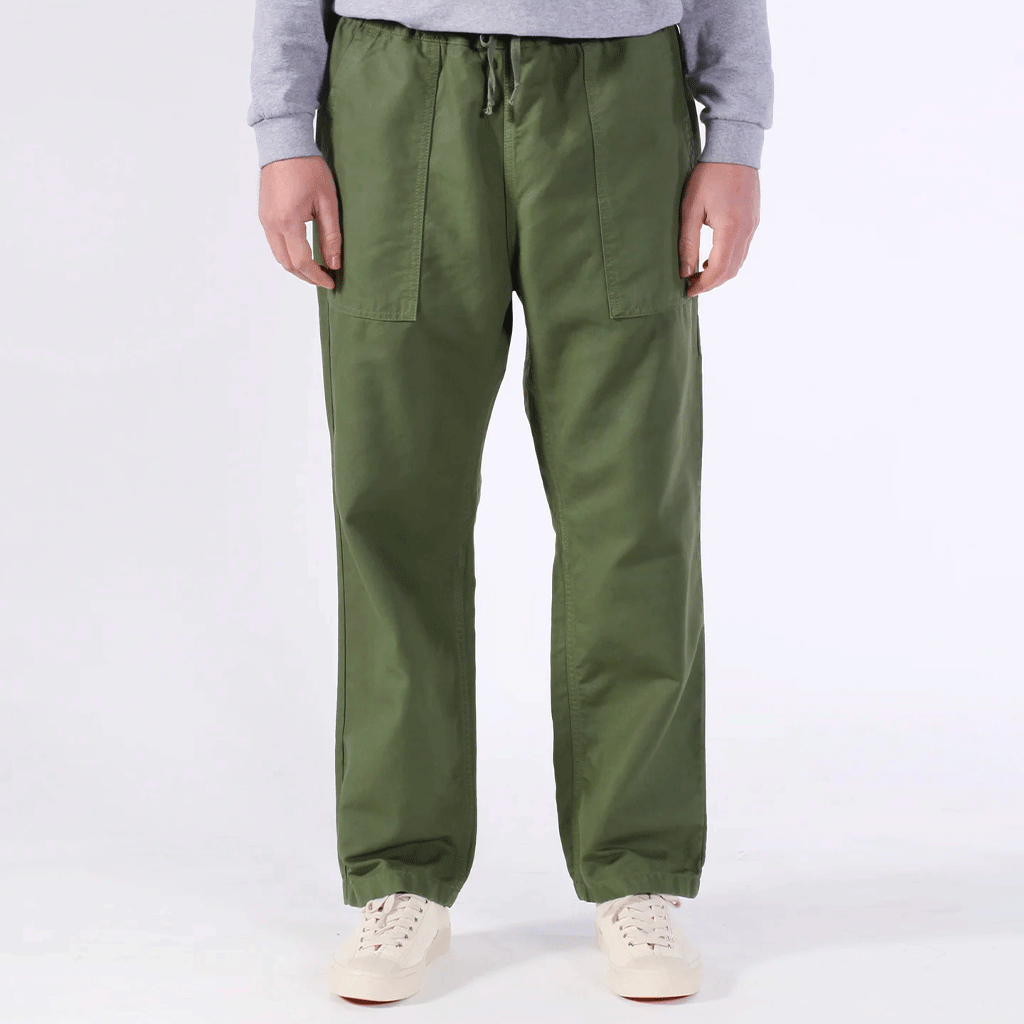Classic Canvas Chef Pants Olive