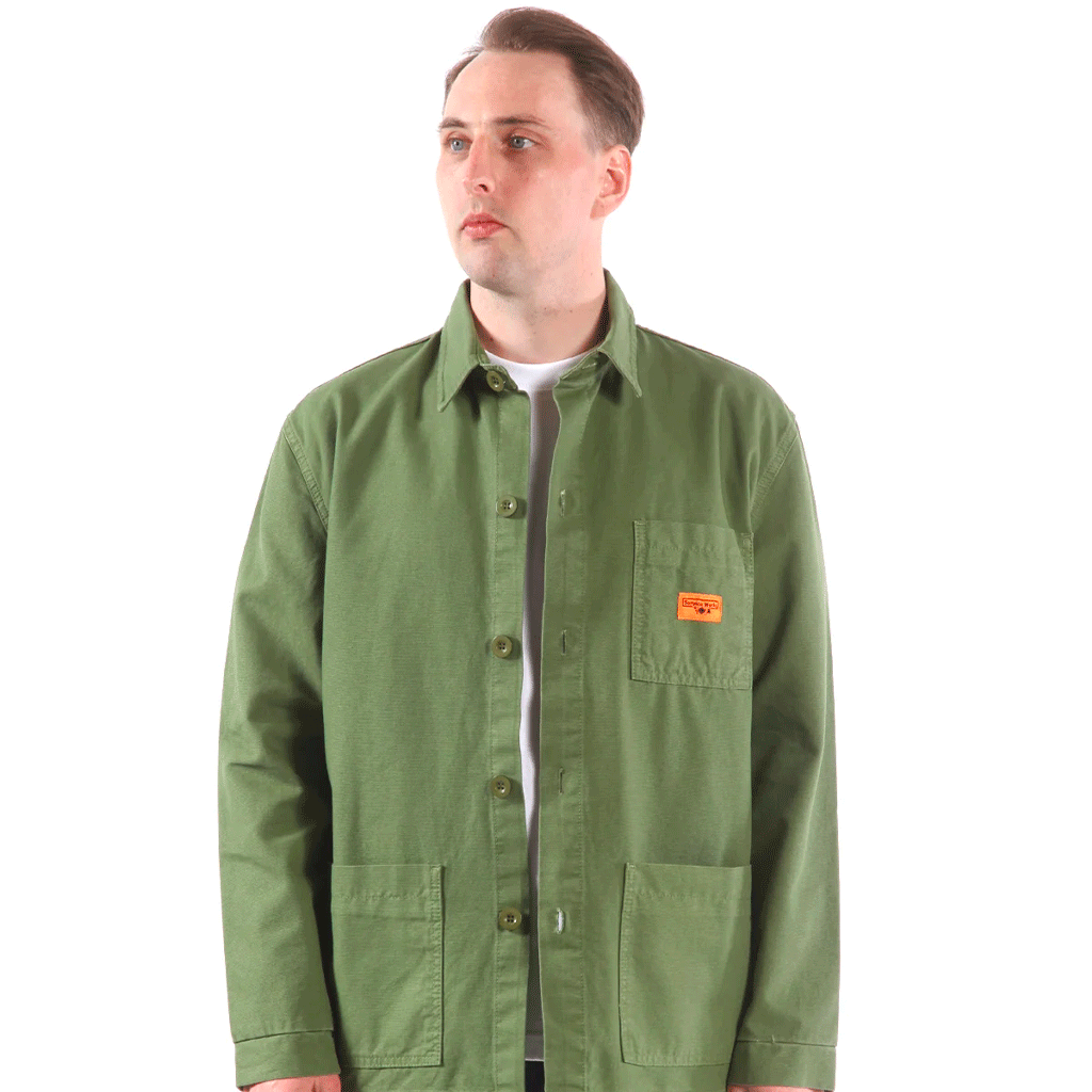 Canvas Coverall Jacket Olive
