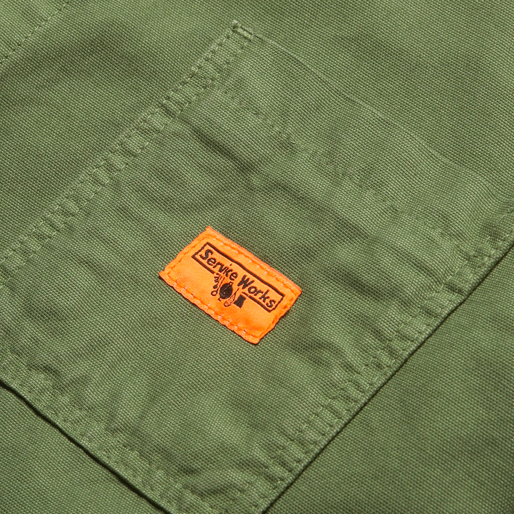 Canvas Coverall Jacket Olive