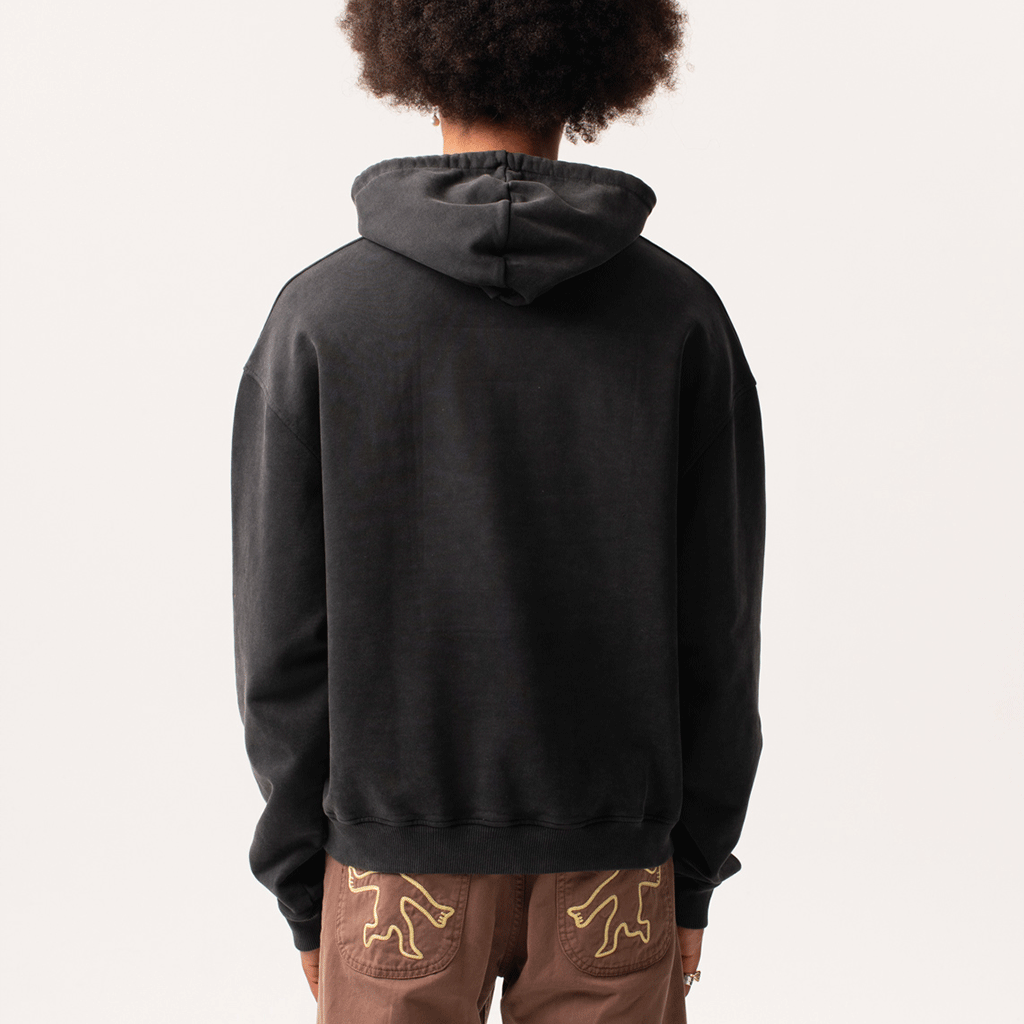 She Truely Is Hoodie Washed Black