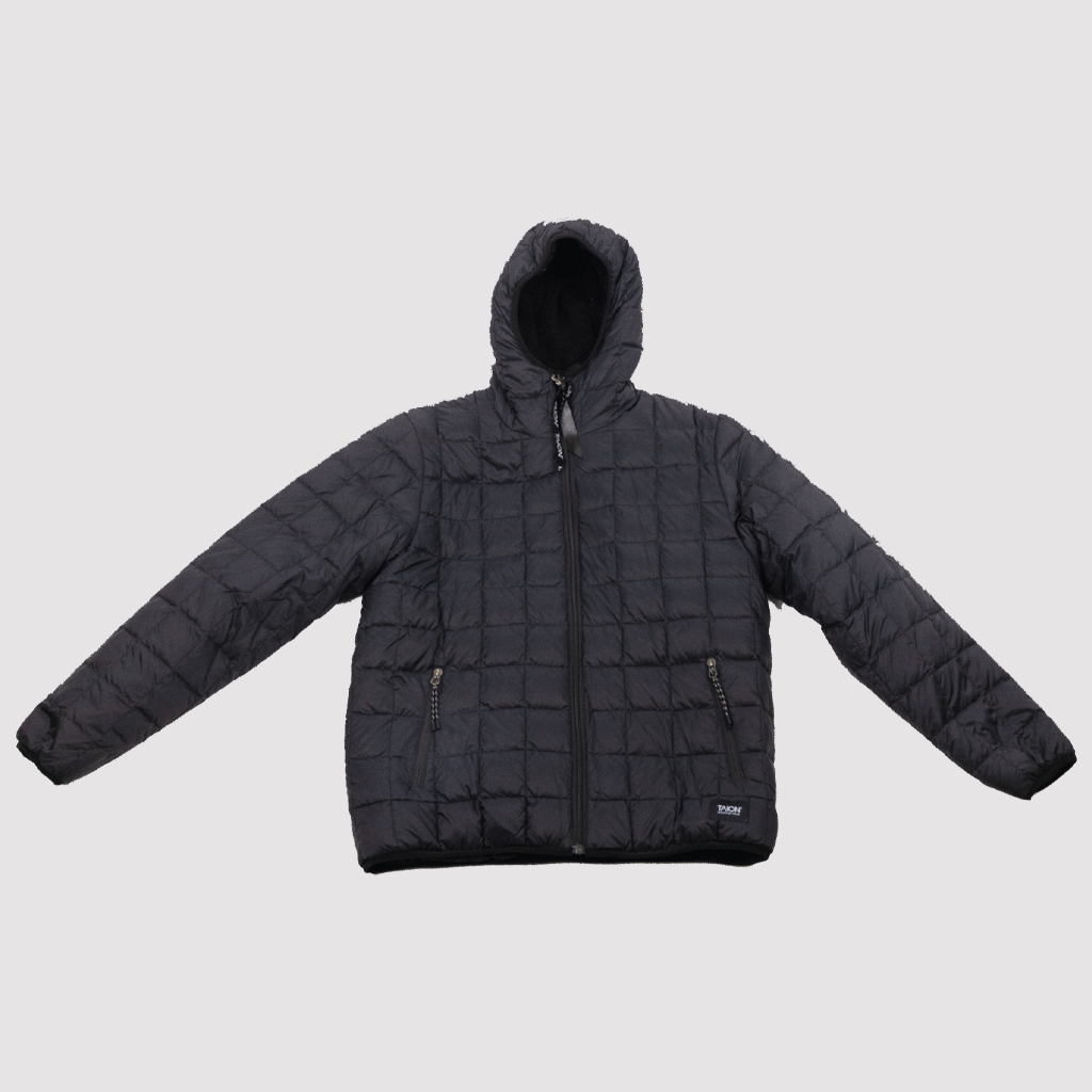 Down x Boa Reversible Hoodie Black