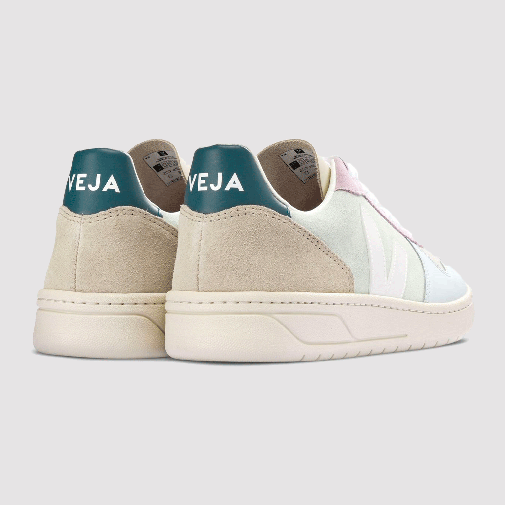 V-10 W Suede Jade White Multico