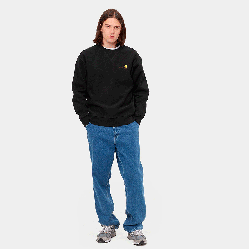 American Script Sweat Black