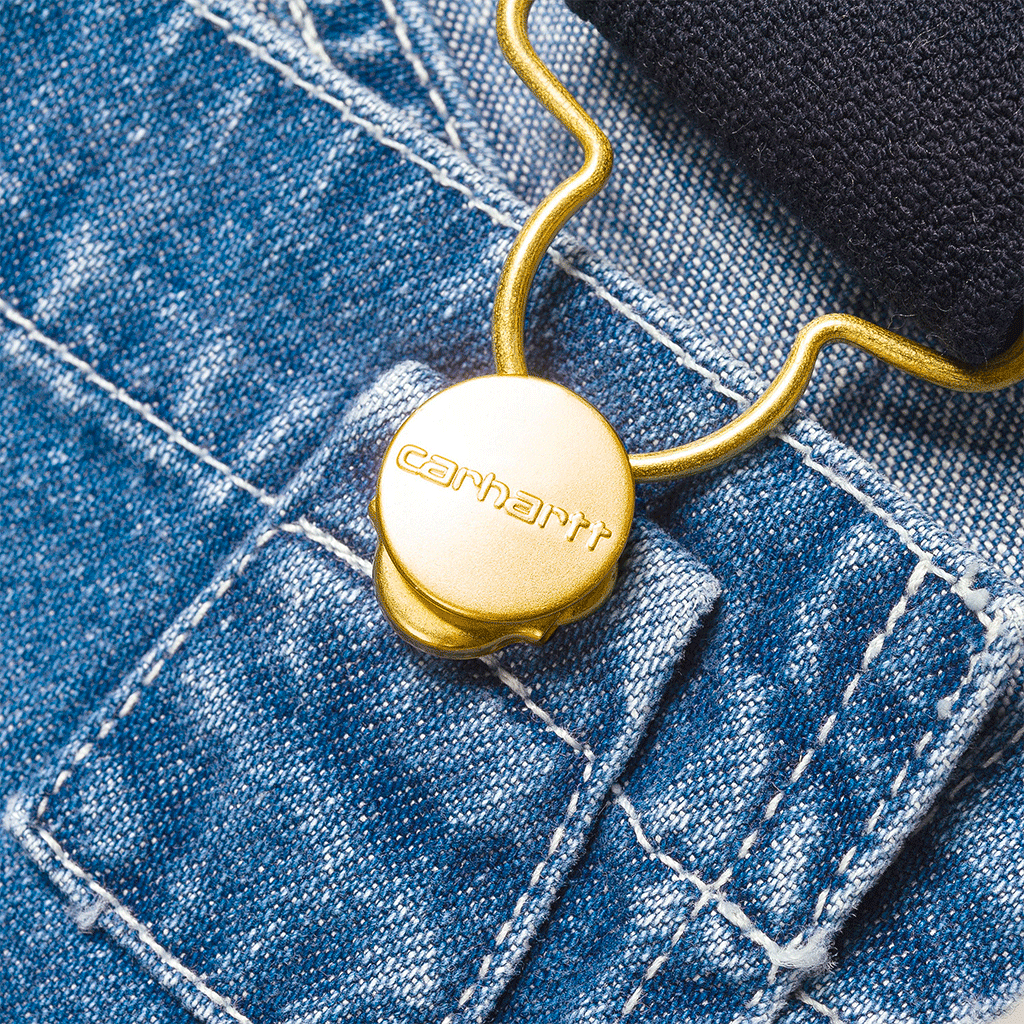 Bib Overall Blue Stone Washed