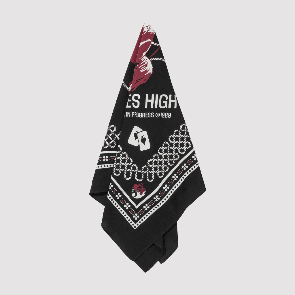 Big Buck Bandana Souvenir Print Black