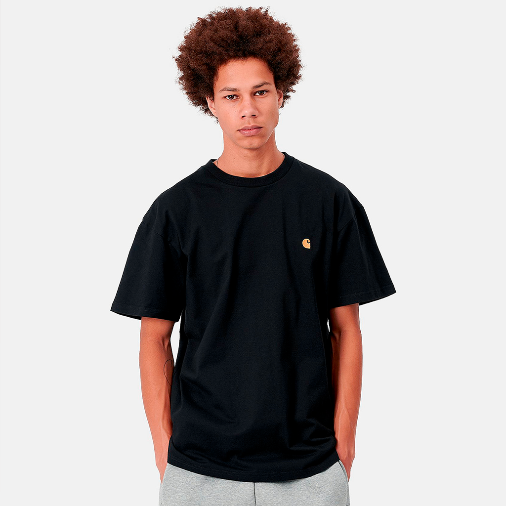 S/S Chase T-Shirt Black / Gold