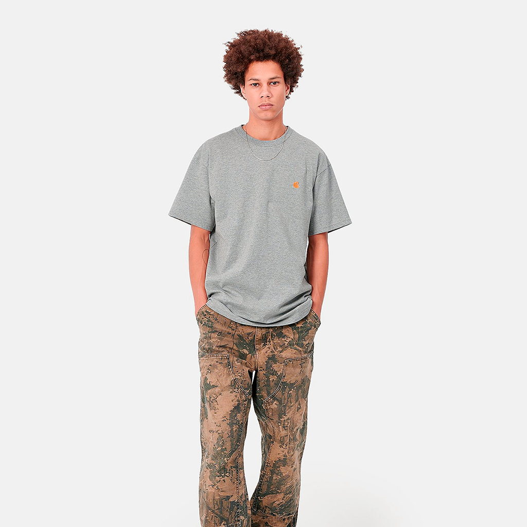 S/S Chase T-Shirt Grey Heather / Gold