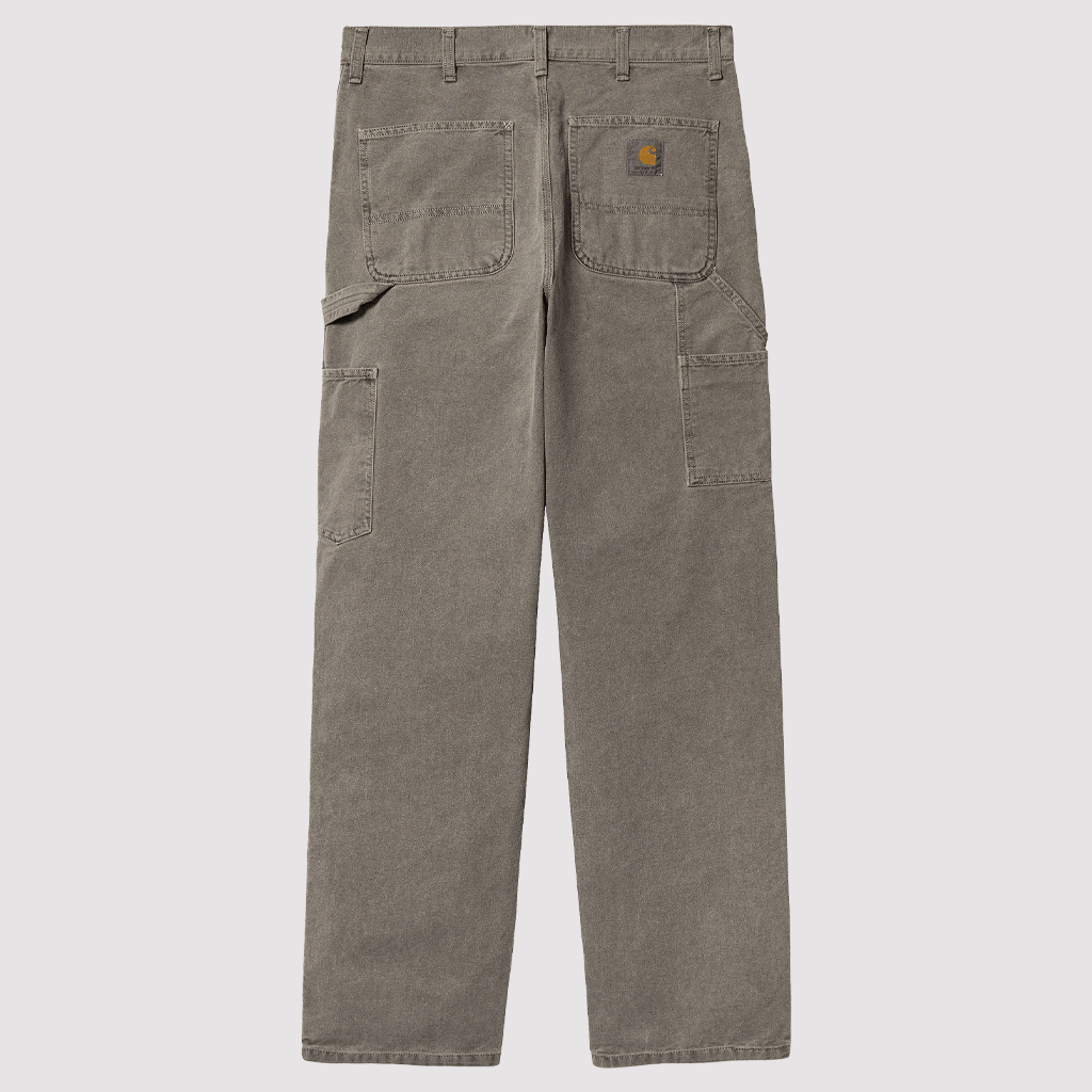 Double Knee Pant Black Faded