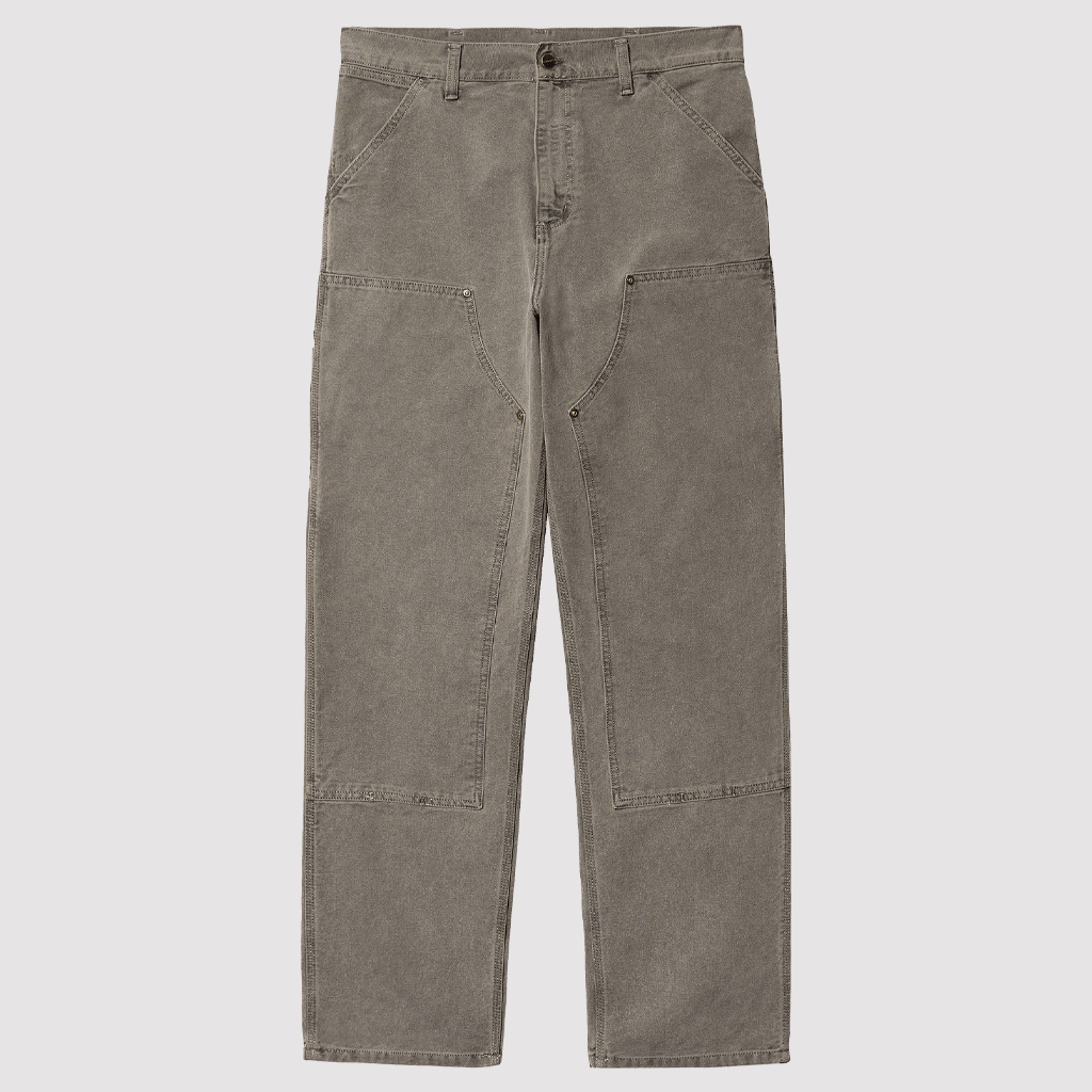 Double Knee Pant Black Faded