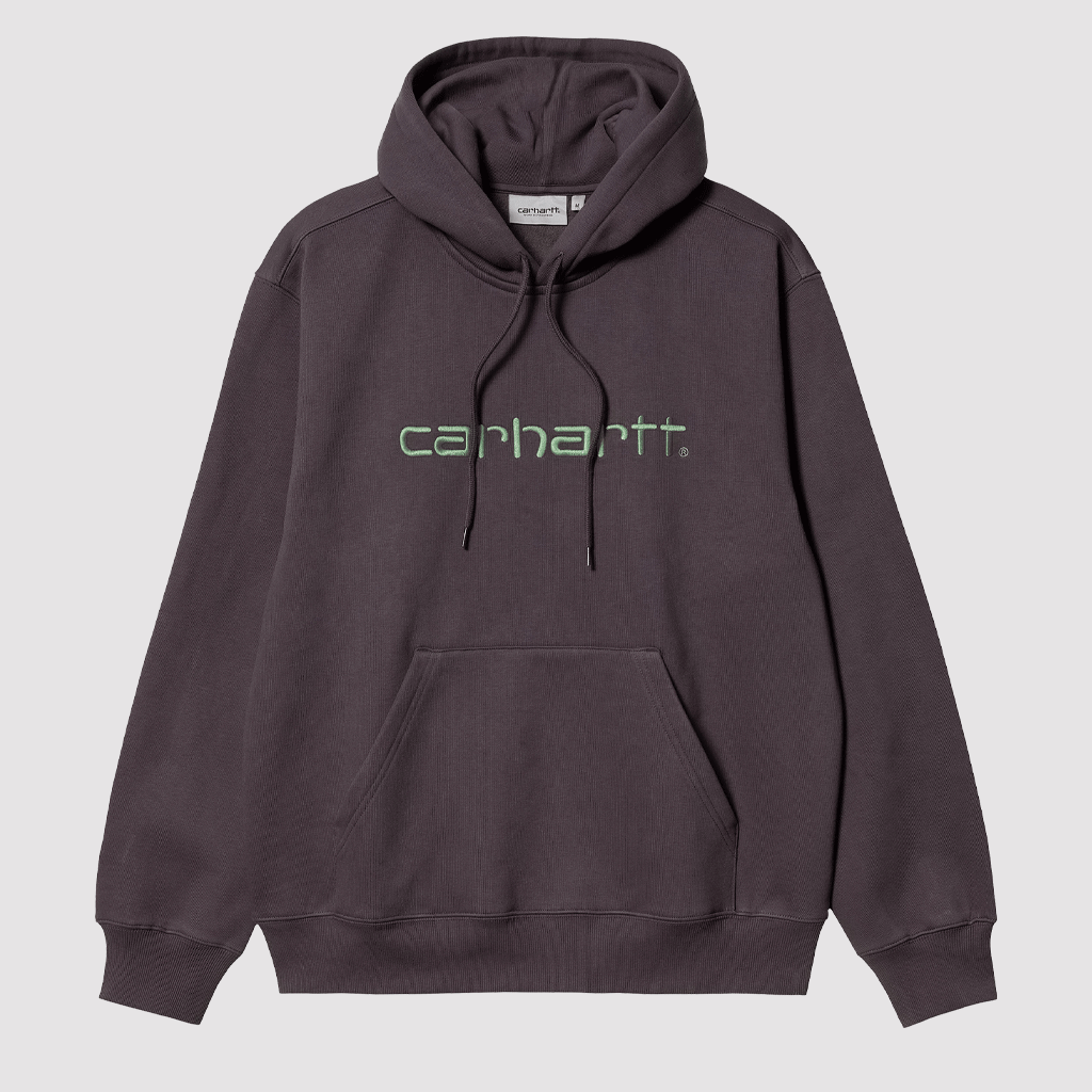Hooded Carhartt Sweat Artichoke / Misty Sage