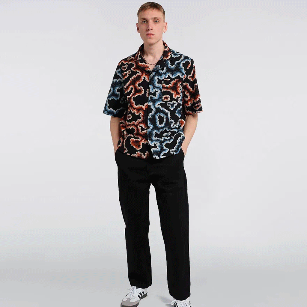 Jaga Loose Pant Black Garment Dyed