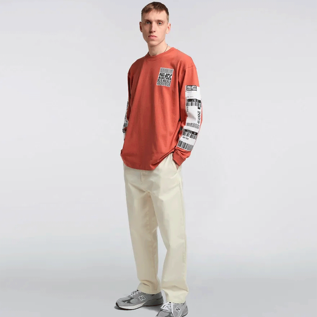 Jaga Loose Pant Whisper White Garment Dyed