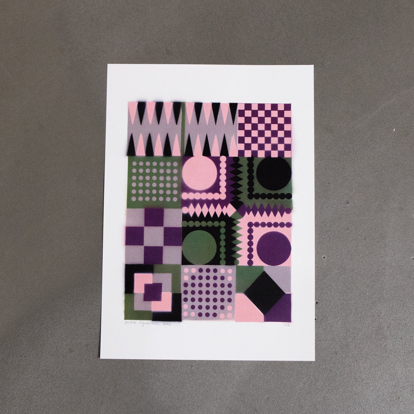 Print A3 Board Game Justine Figueiredo