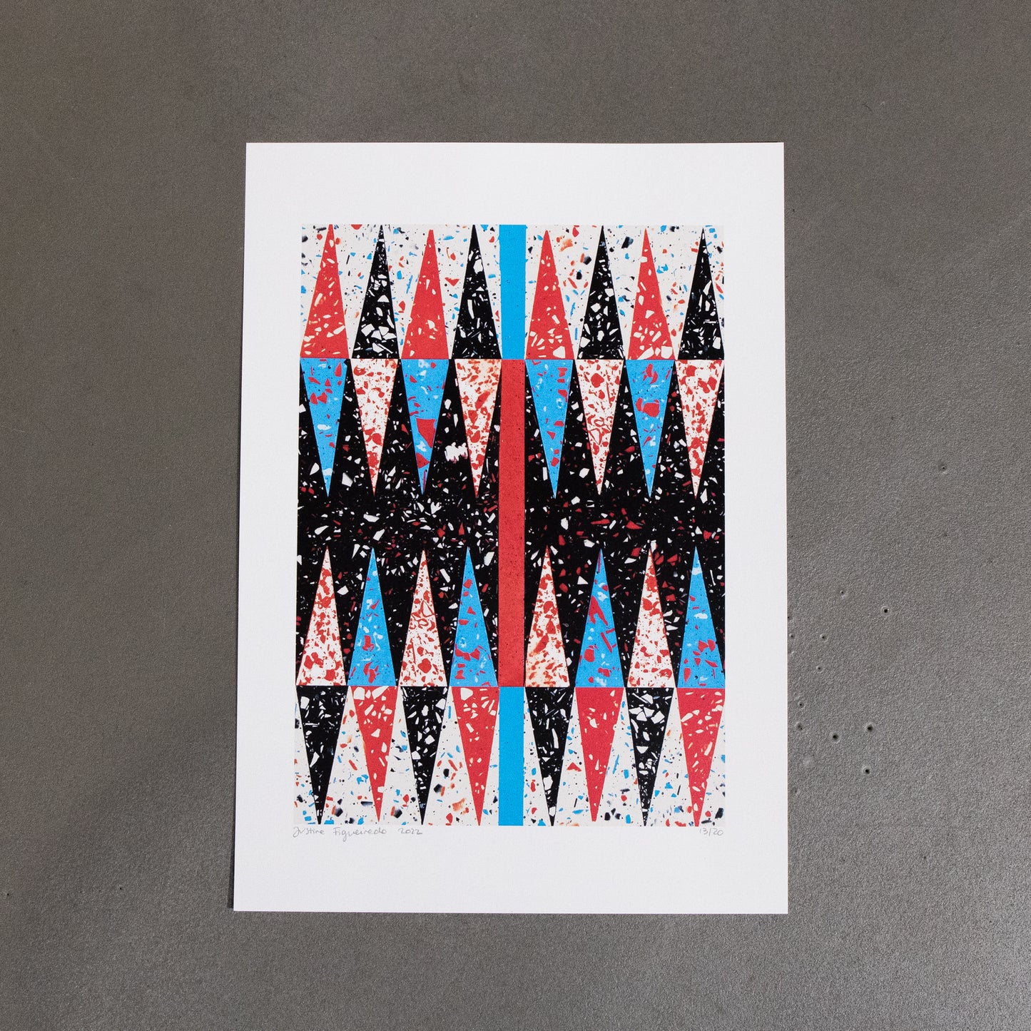 Print A3 Terrazzo Justine Figueiredo