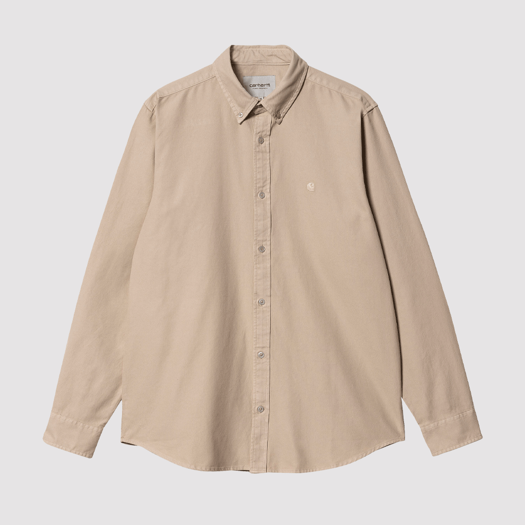 L/S Bolton Shirt Wall Garment Dyed