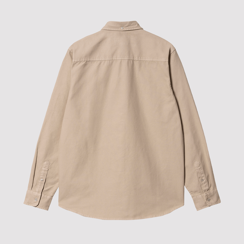 L/S Bolton Shirt Wall Garment Dyed