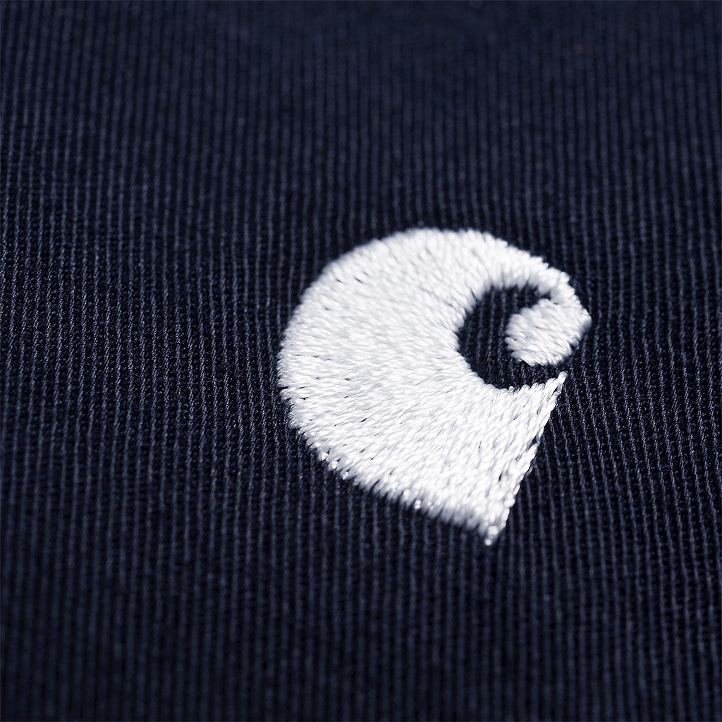 L/S Madison Shirt Dark Navy / White