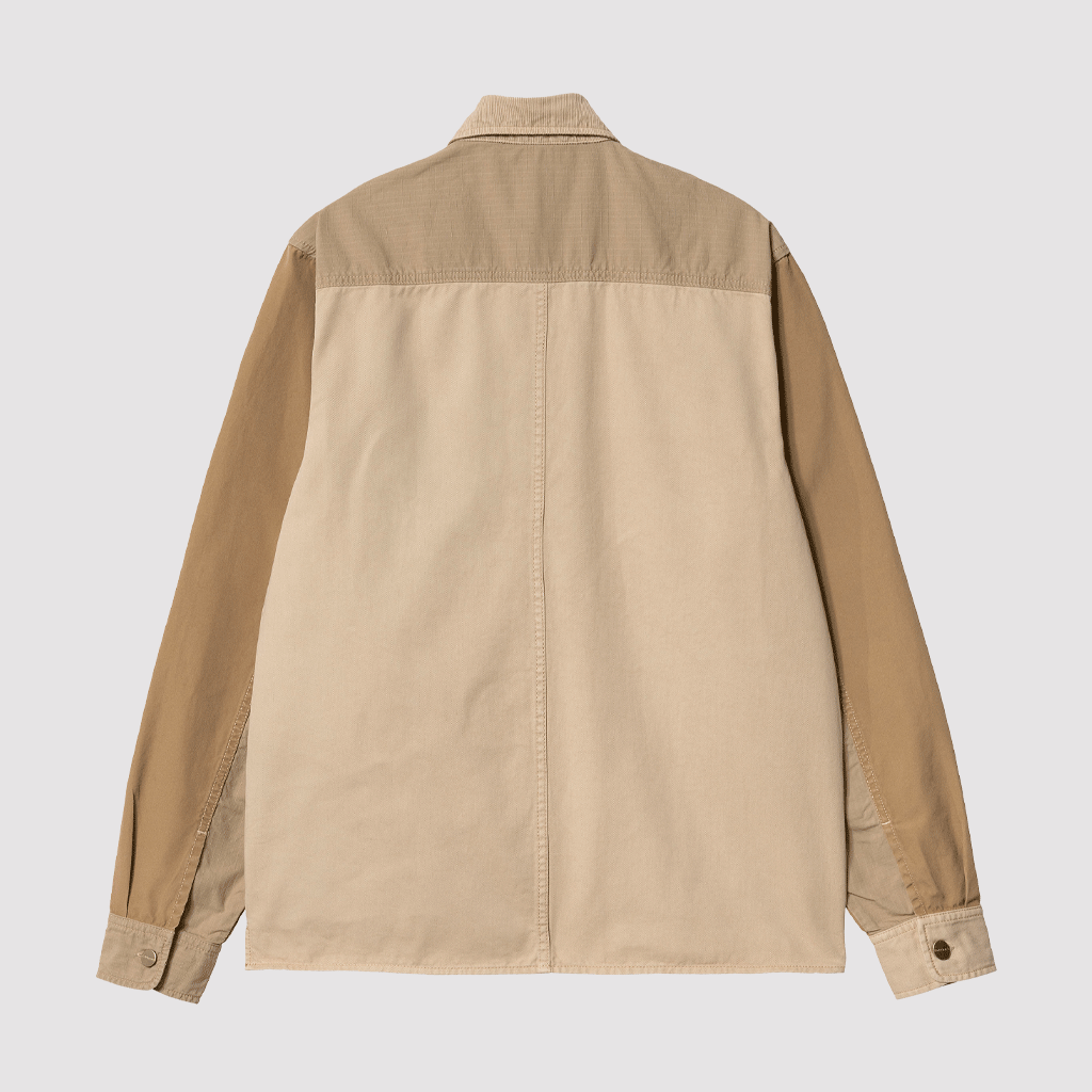 L/S Medley Shirt Dusty H Brown Garment Dyed