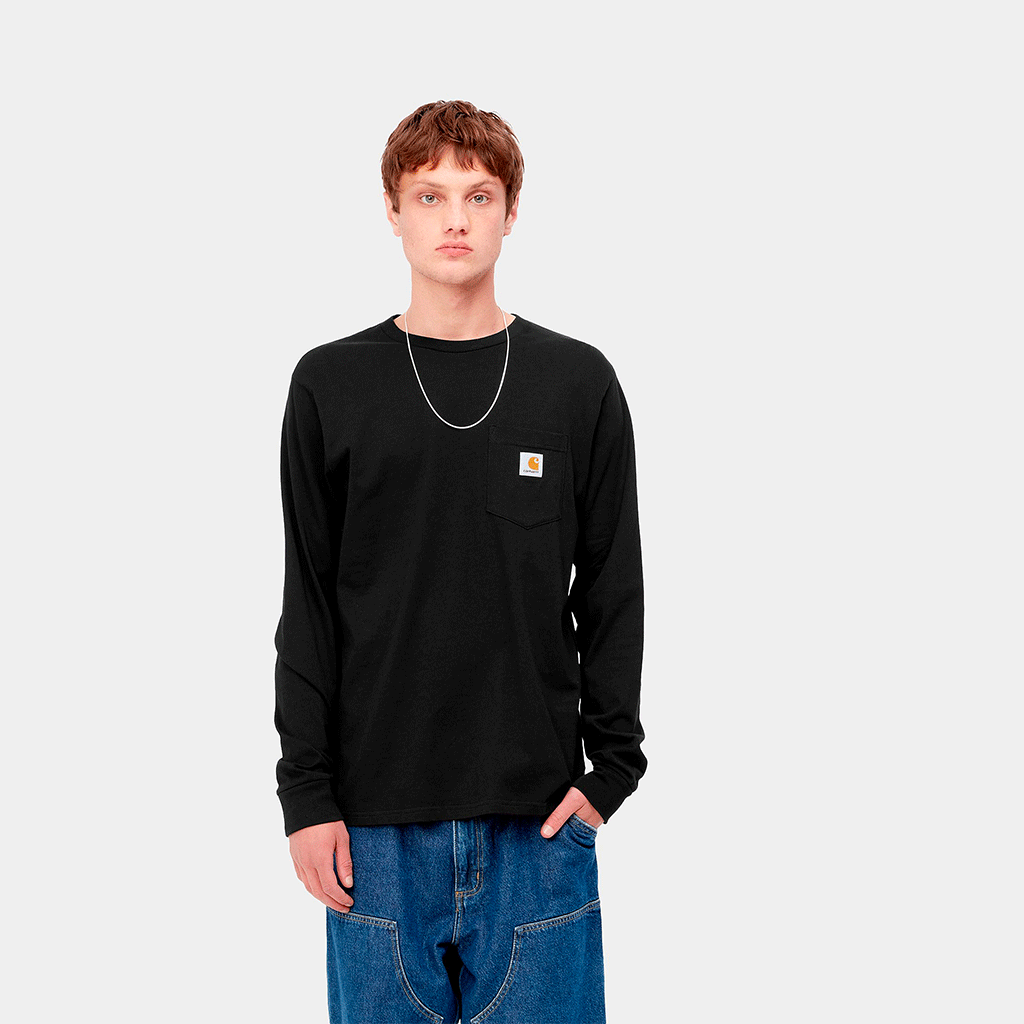 L/S Pocket T-Shirt Black