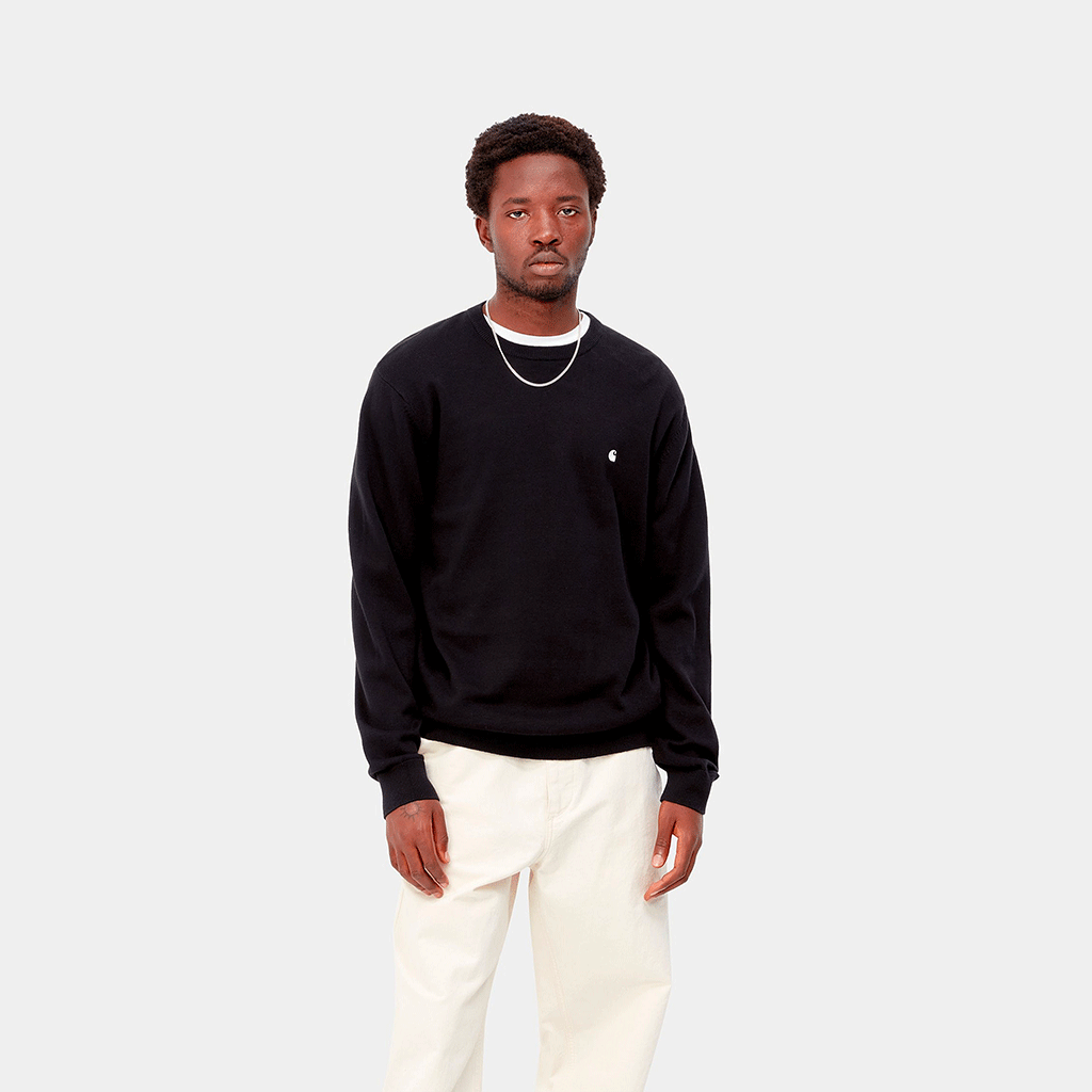 Madison Sweater Black / Wax