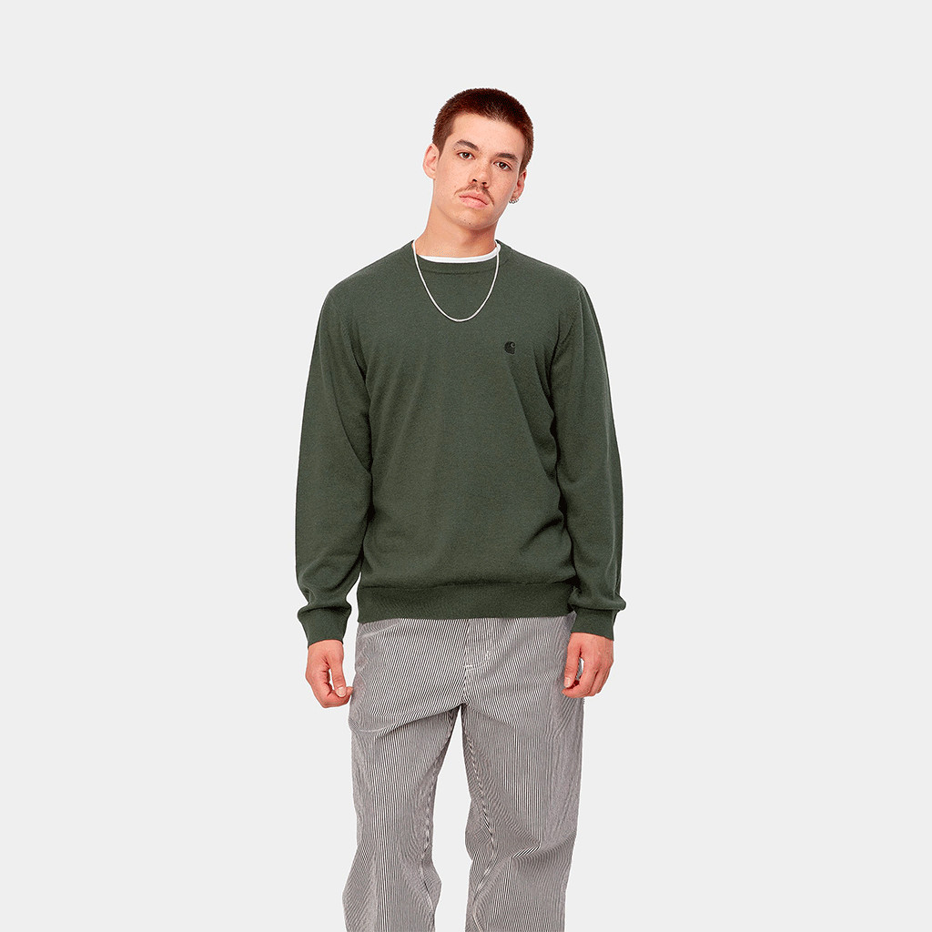 Madison Sweater Boxwood / Black