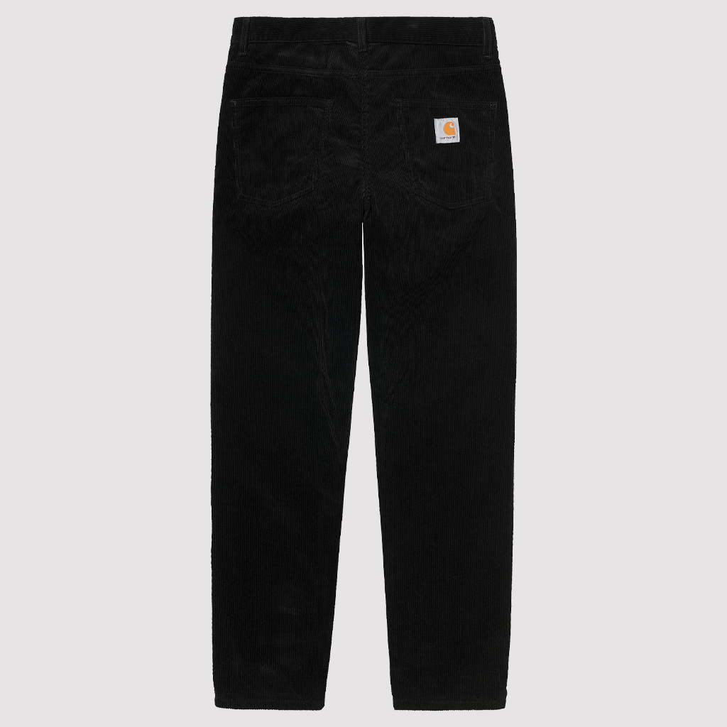 Newel Pant Corduroy Black Rinsed