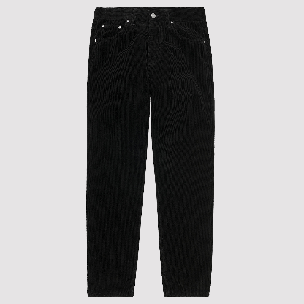 Newel Pant Corduroy Black Rinsed