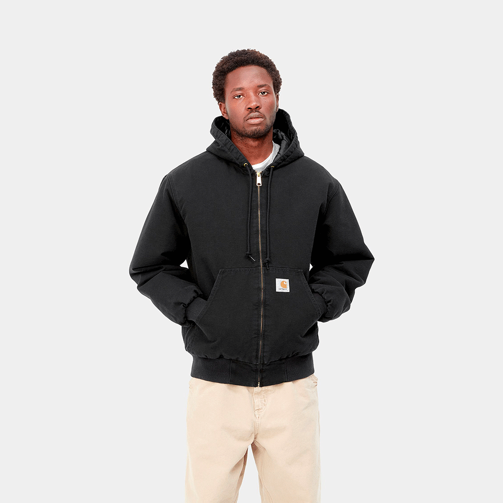 OG Active Jacket Black Aged Canvas