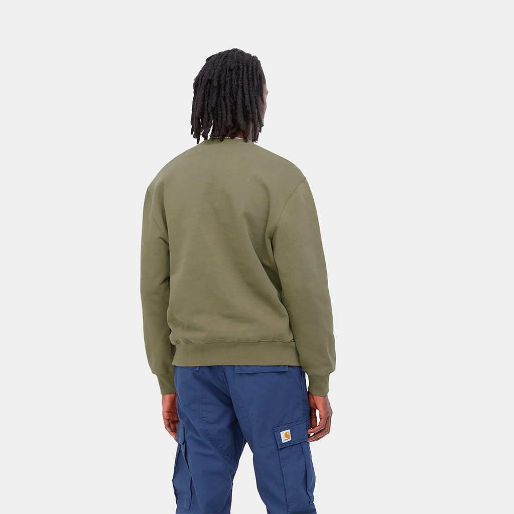 Pocket Sweat Seaweed Garment Washed