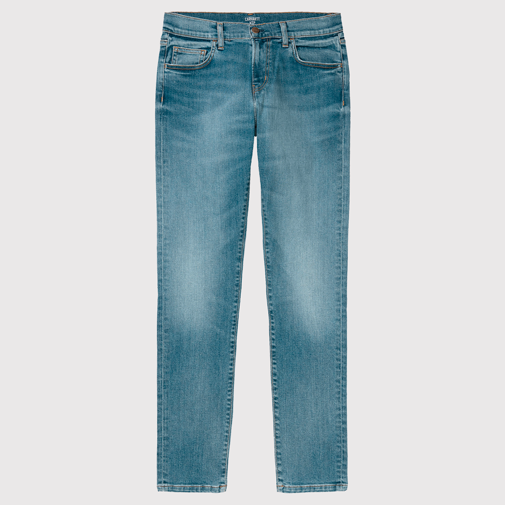 Rebel Pant Blue Mid Used Wash
